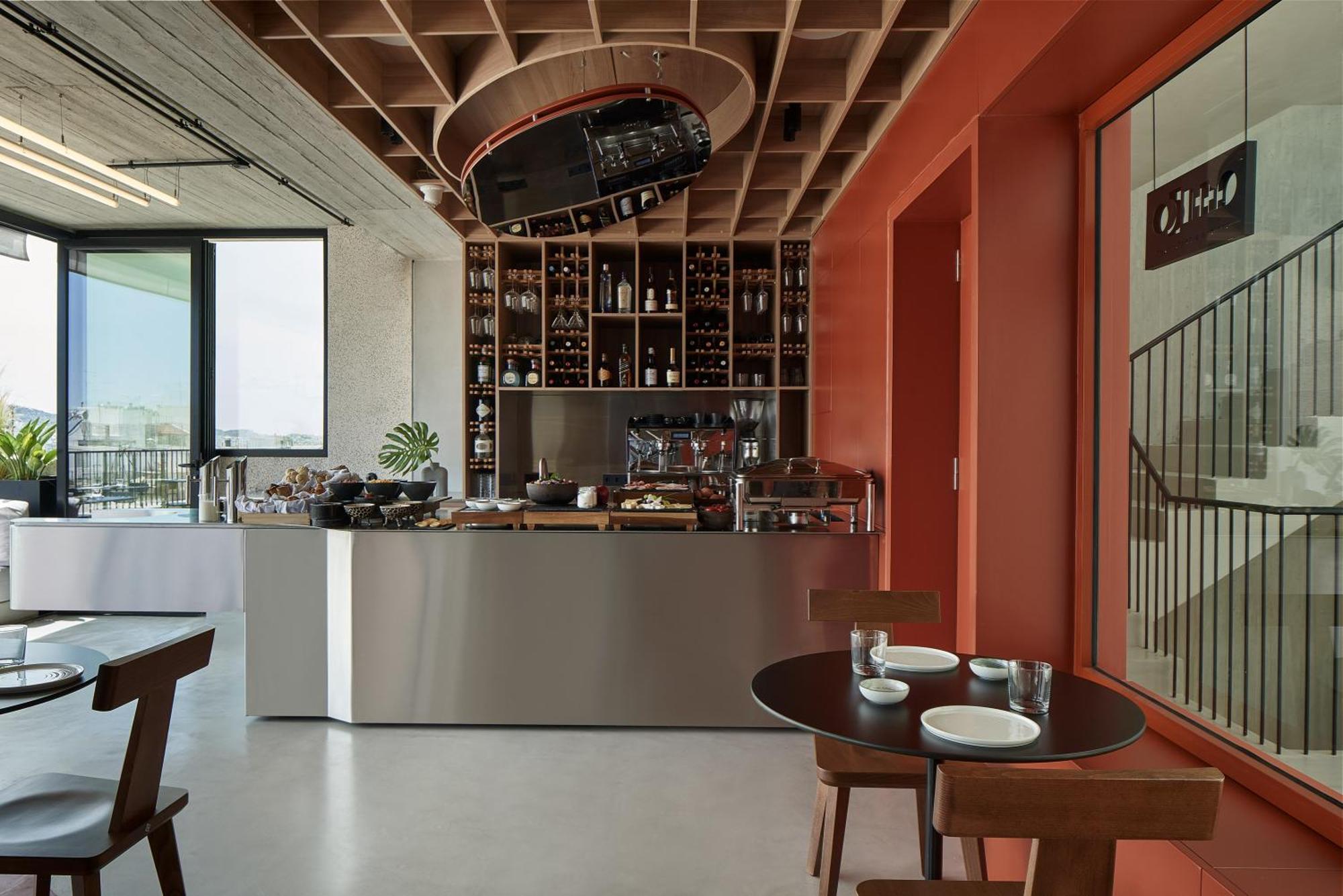 Отель The Newel Psychiko Афины Экстерьер фото The kitchen at the restaurant