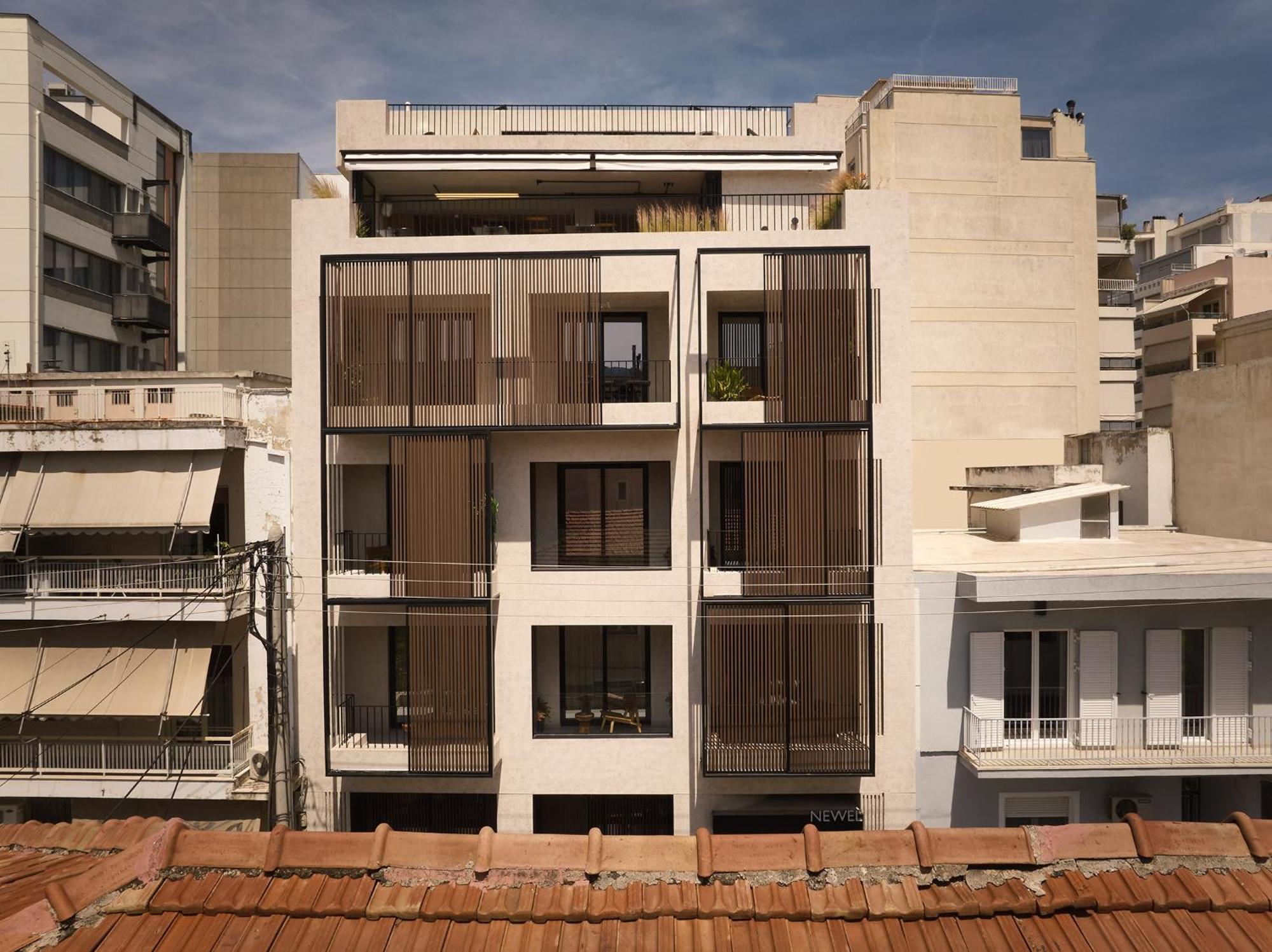 Отель The Newel Psychiko Афины Экстерьер фото Residential building in Athens