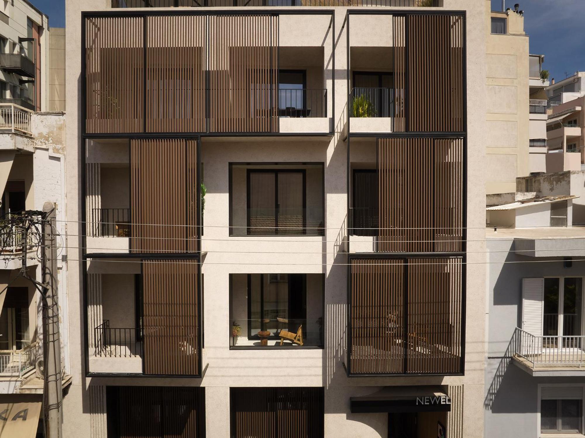 Отель The Newel Psychiko Афины Экстерьер фото Residential building in Athens
