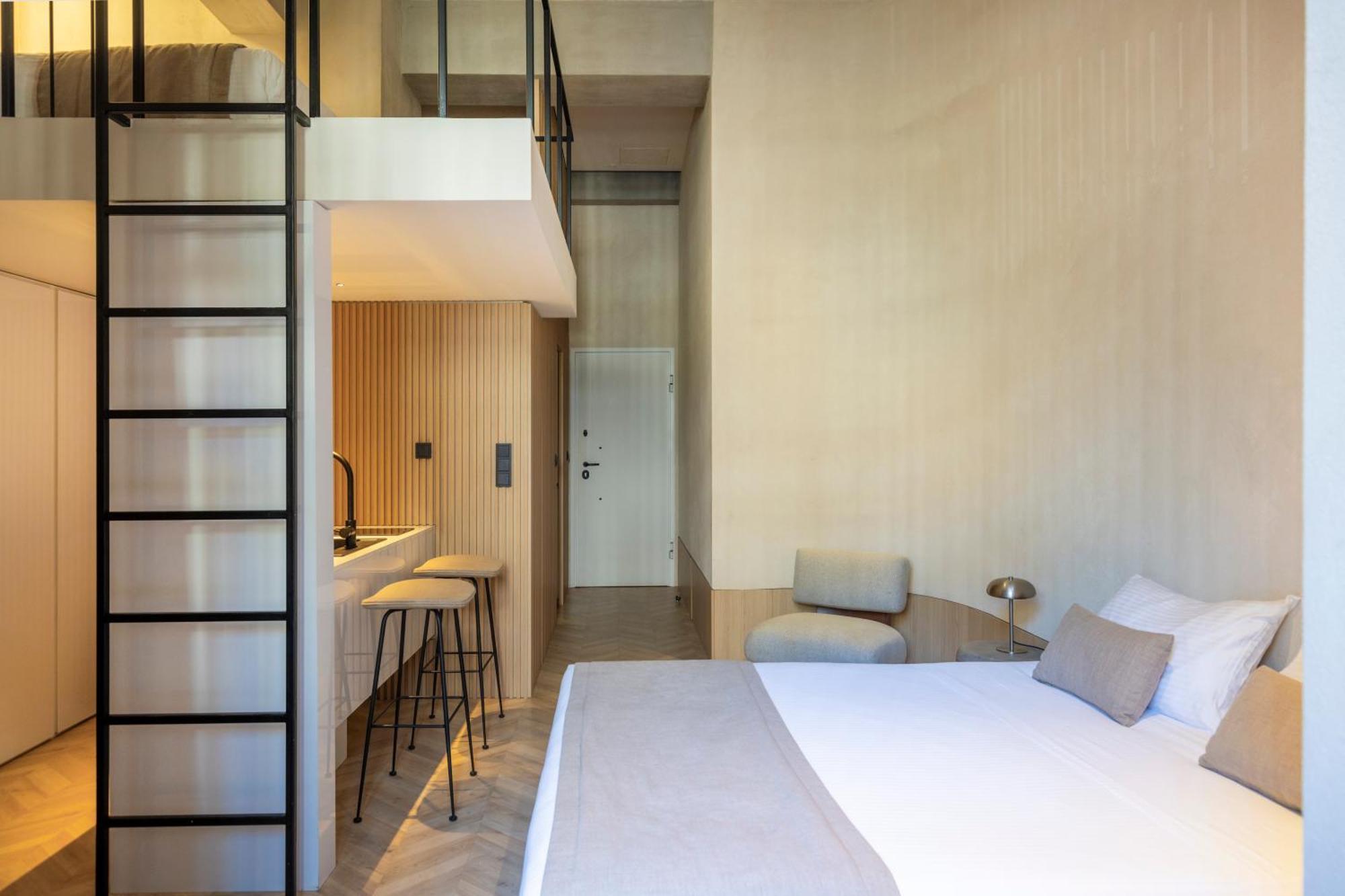 Отель The Newel Psychiko Афины Экстерьер фото A room at the hotel